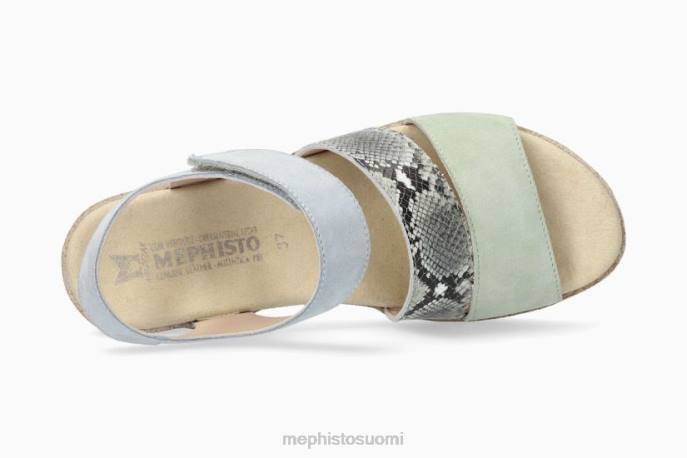 naiset V082182 gianna vihreä manteli Mephisto sandaalit