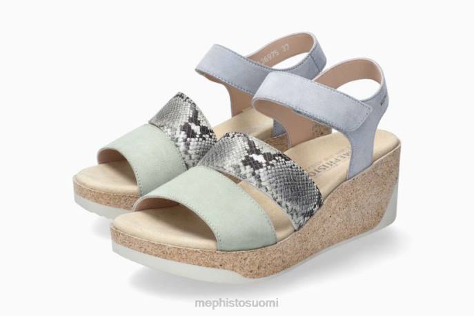 naiset V082182 gianna vihreä manteli Mephisto sandaalit