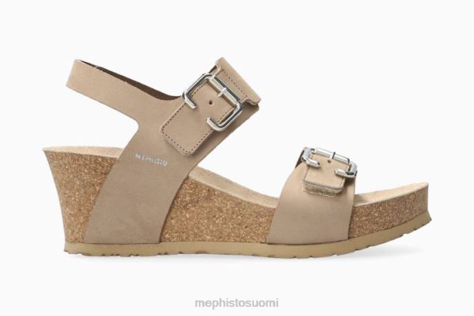 naiset V082186 lissandra vaalea taupe Mephisto sandaalit