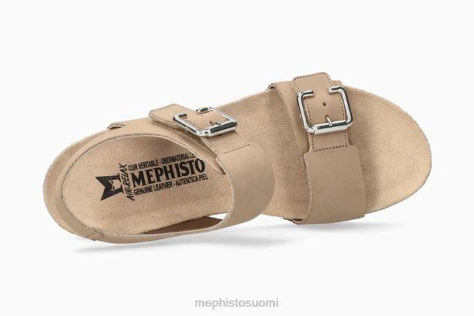naiset V082186 lissandra vaalea taupe Mephisto sandaalit
