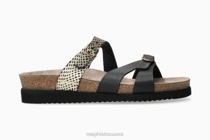 naiset V082204 hannel musta Mephisto sandaalit