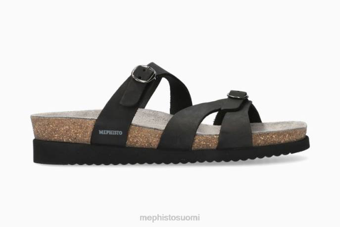 naiset V082206 hannel musta Mephisto sandaalit