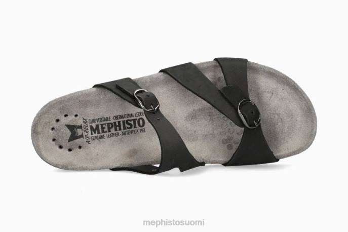 naiset V082206 hannel musta Mephisto sandaalit