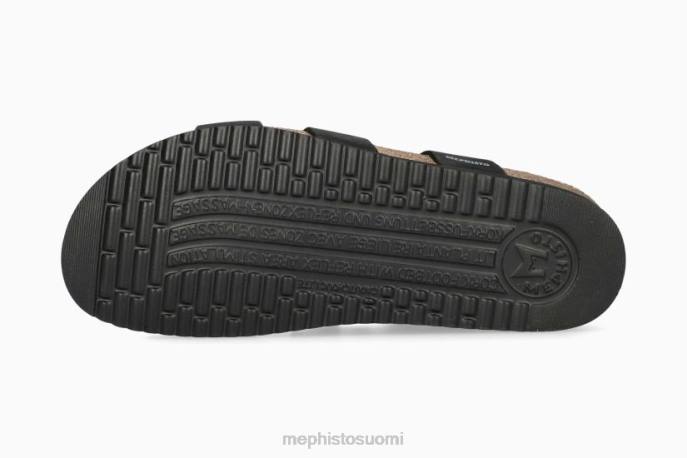 naiset V082206 hannel musta Mephisto sandaalit