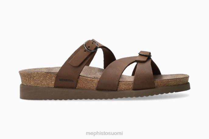 naiset V082207 hannel tumman ruskea Mephisto sandaalit