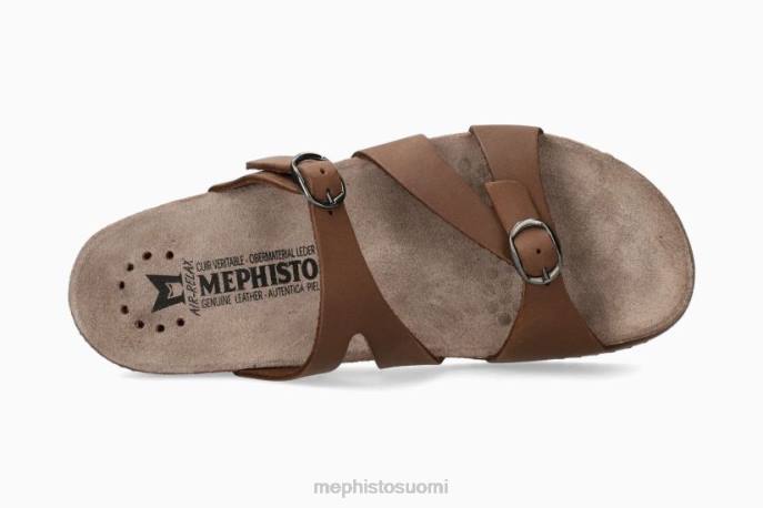 naiset V082207 hannel tumman ruskea Mephisto sandaalit