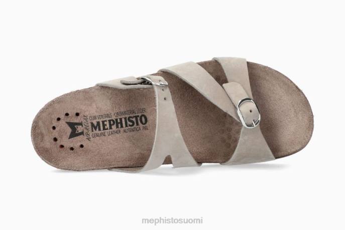 naiset V082208 hannel vaalean harmaa Mephisto sandaalit