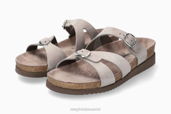 naiset V082208 hannel vaalean harmaa Mephisto sandaalit