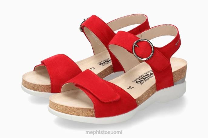 naiset V08220 oriana helakanpunainen Mephisto sandaalit