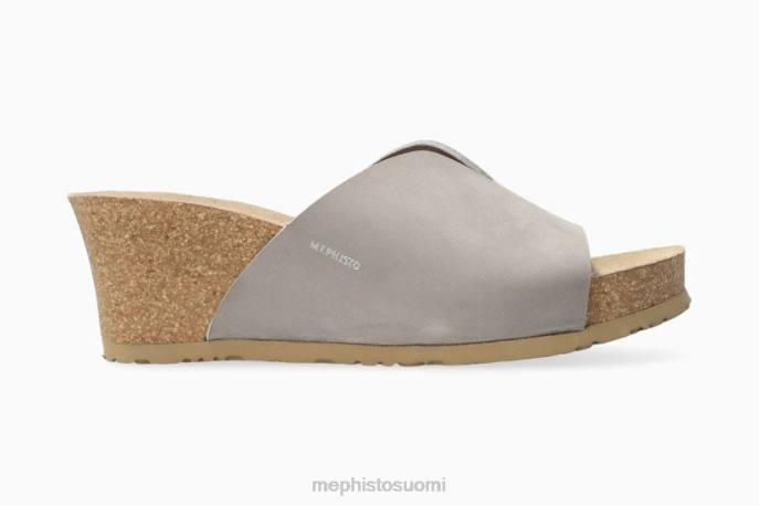 naiset V082214 lisane vaalean harmaa Mephisto sandaalit