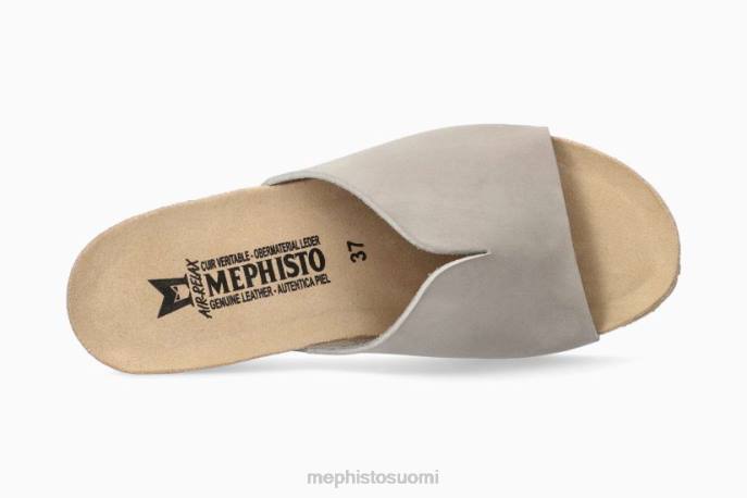 naiset V082214 lisane vaalean harmaa Mephisto sandaalit