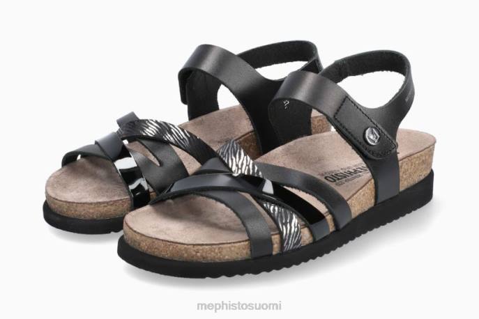 naiset V082227 halinka musta Mephisto sandaalit