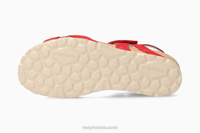naiset V082230 vic kipinä helakanpunainen Mephisto sandaalit