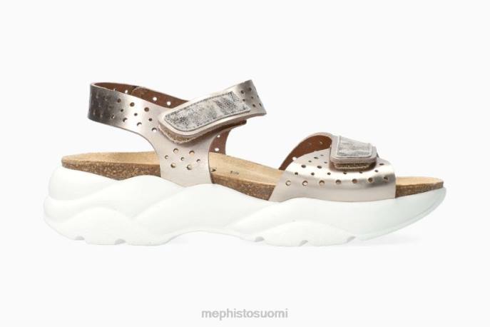 naiset V082232 koraliini platina Mephisto sandaalit
