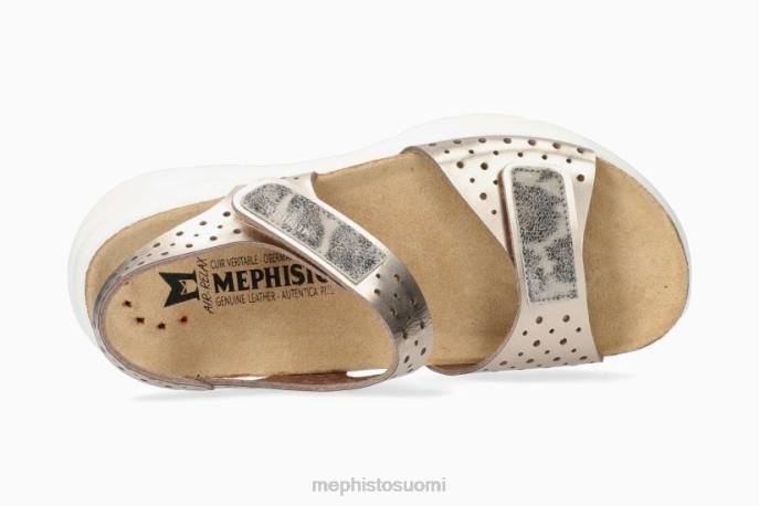 naiset V082232 koraliini platina Mephisto sandaalit