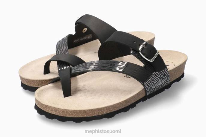 naiset V082237 nalia musta Mephisto sandaalit