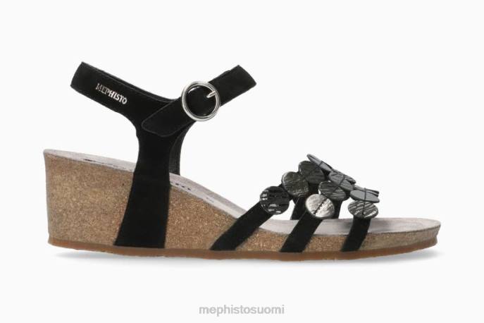 naiset V082241 matilde musta Mephisto sandaalit