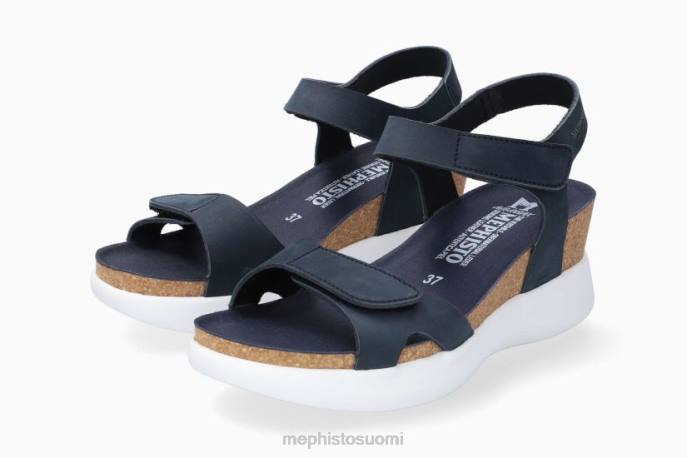 naiset V082245 koralli laivasto Mephisto sandaalit