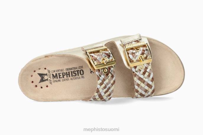 naiset V082373 hester twist kulta Mephisto sandaalit