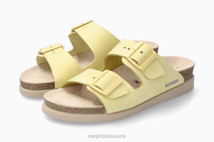 naiset V08237 hester keltainen Mephisto sandaalit