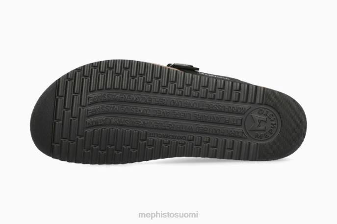 naiset V082383 hella kipinä musta Mephisto sandaalit