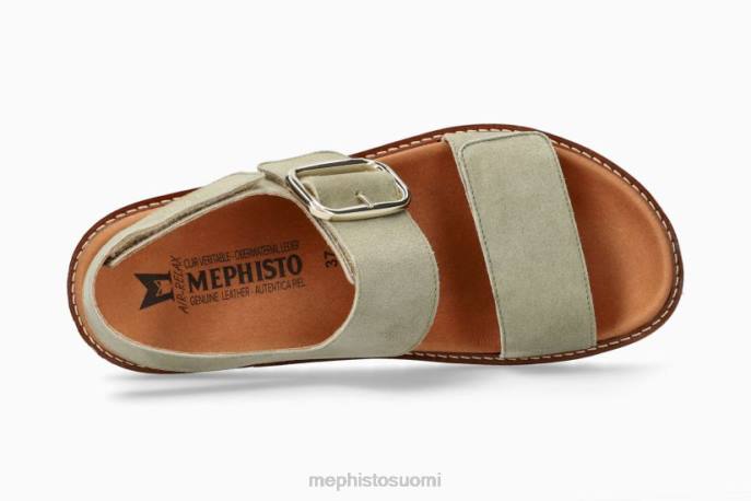 naiset V0823 belona vaalea khaki Mephisto sandaalit