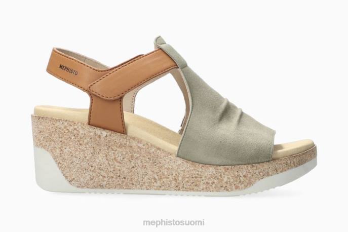 naiset V08254 galiane vaalea khaki Mephisto sandaalit
