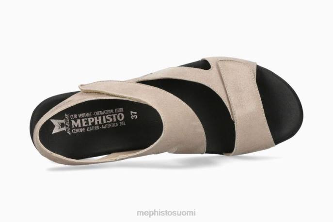 naiset V08286 paska vaalea taupe Mephisto sandaalit