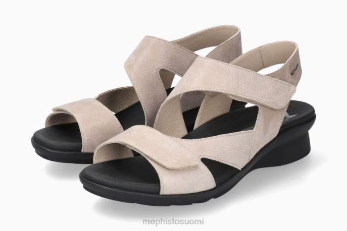 naiset V08286 paska vaalea taupe Mephisto sandaalit