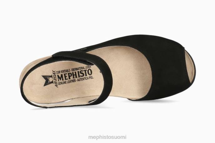 naiset V08290 orfea musta Mephisto sandaalit