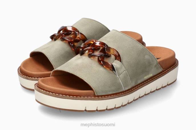 naiset V08291 beverley vaalea khaki Mephisto sandaalit